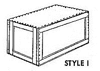 Style I Cleated Wood Box
